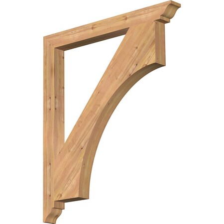 Ekena Millwork Westlake Traditional Smooth Bracket, Western Red Cedar, 3 1/2"W x 38"D x 44"H BKT04X38X44WTL01SWR